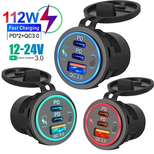 Auto steckdose qc3 0pd - steckdose, usb