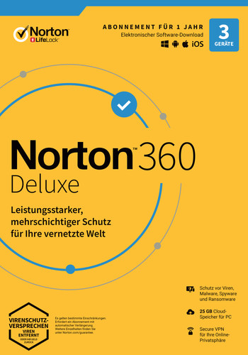Norton 360 deluxe geräte - 3-geräte, /