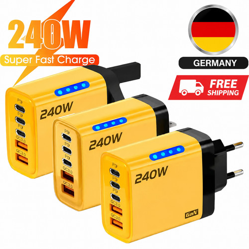240w gan usb ladegerät - usb,