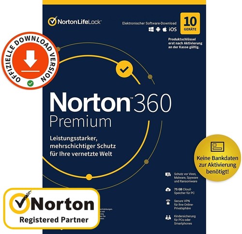 Norton 360 premium 2026 - premium, 10