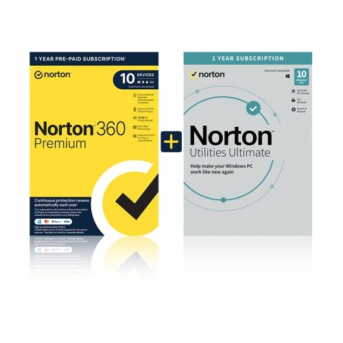 Norton 360 premium utilities - premium, +