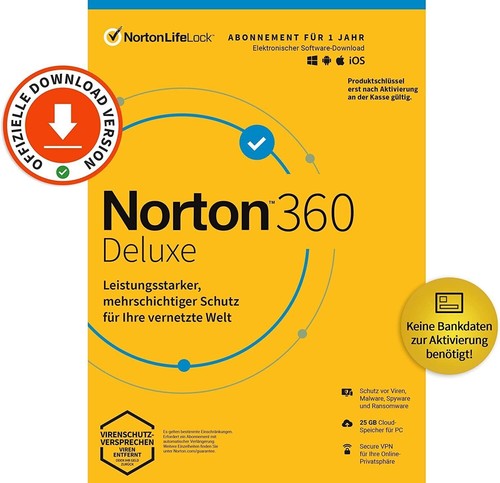 Norton 360 deluxe antivirus - deluxe,