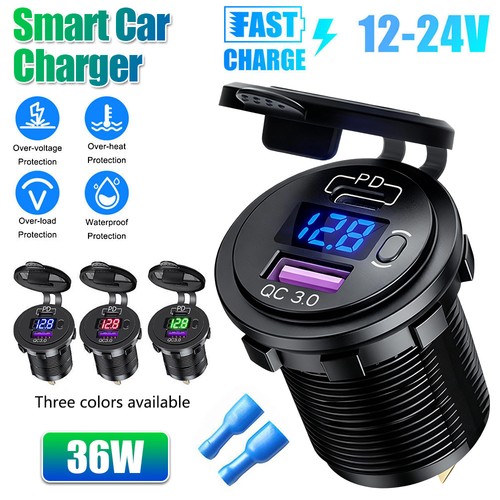 Auto steckdose qc3 - qc3.0, usb