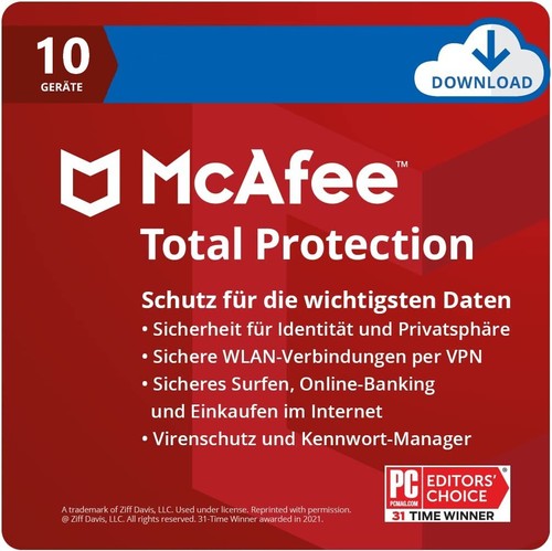 Mcafee total protection - mcafee, 2027